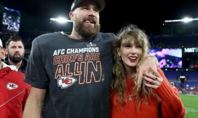 Travis Kelce has been dating Taylor Swift since last year - and the successful Kansas City Chiefs tight end is not afraid to show his love for the pop sensation in public