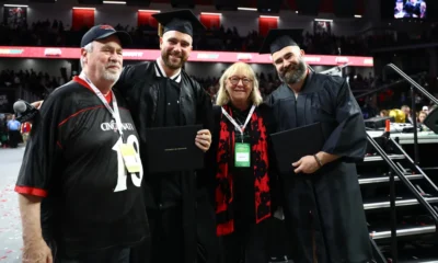 Jason and Travis Kelce receive college diplomas, get surprise commencement ceremony: The brothers attended UC but missed their own graduation ceremonies.