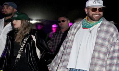 Taylor Swift and Travis Kelce packed on the PDA during the Neon Carnival event, which took place in Indio, California,