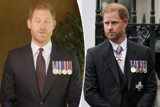 'Ridiculous': Prince Harry under fire for donning four medals while honoring US servicewoman