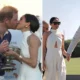 Duchess Meghan Gives Prince Harry a Sweet Kiss While Presenting Him with a Polo Trophy; Prince Harry and Meghan Markle’s kiss at a charity polo match in Miami on Friday was a genuine public display of affection