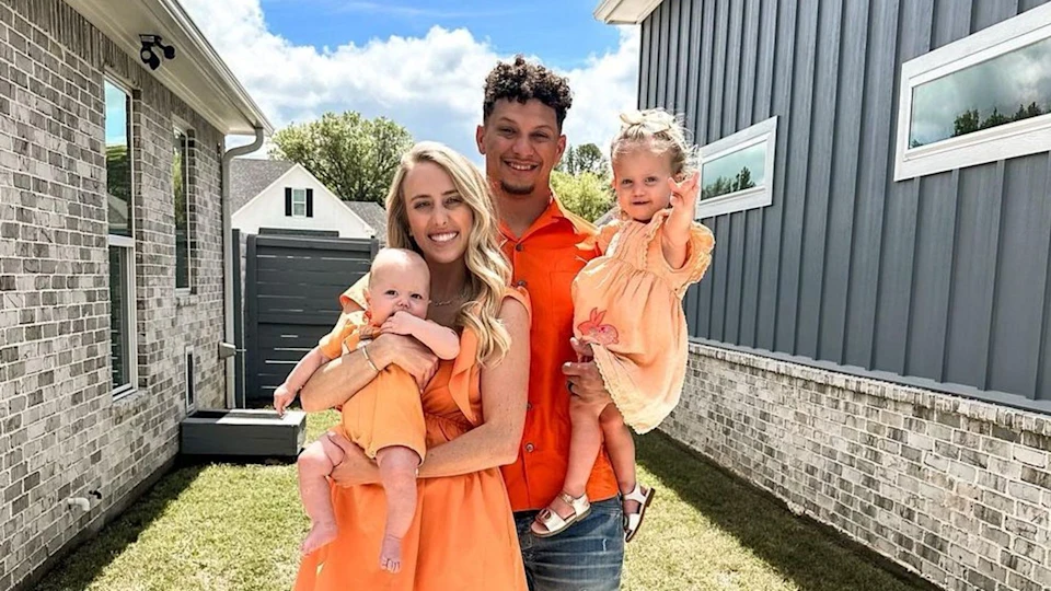 atrick Mahomes and his wife Brittany Mahomes are doting parents to two adorable children, daughter Sterling, three, and son Bronze, one.