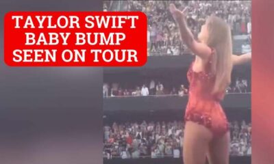 Taylor Swift "baby bump" video from Eras Tour fuels rumor that she's pregnant with Travis Kelce's child: Swifties are not sure what to believe