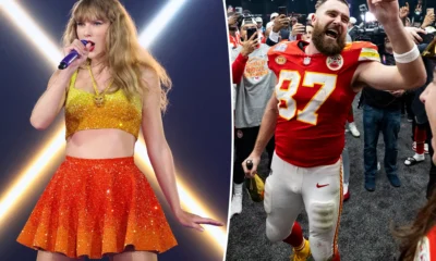 Despite starting a brand new leg of The Eras Tour, Taylor Swift is still making room for subtle, romantic references to her boyfriend, Travis Kelce: The pop star closed her Paris run of The Eras Tour by wearing a stage outfit with the Kansas City Chiefs's red and gold colors.