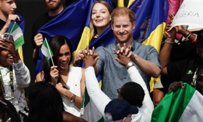 Prince Harry and Meghan visiting Nigeria on the invitation of the Chief of Defence Staff (CDS), General Christopher Musa to interact with wounded soldiers.