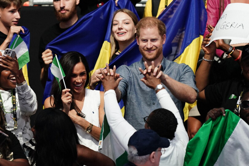 Prince Harry and Meghan visiting Nigeria on the invitation of the Chief of Defence Staff (CDS), General Christopher Musa to interact with wounded soldiers.