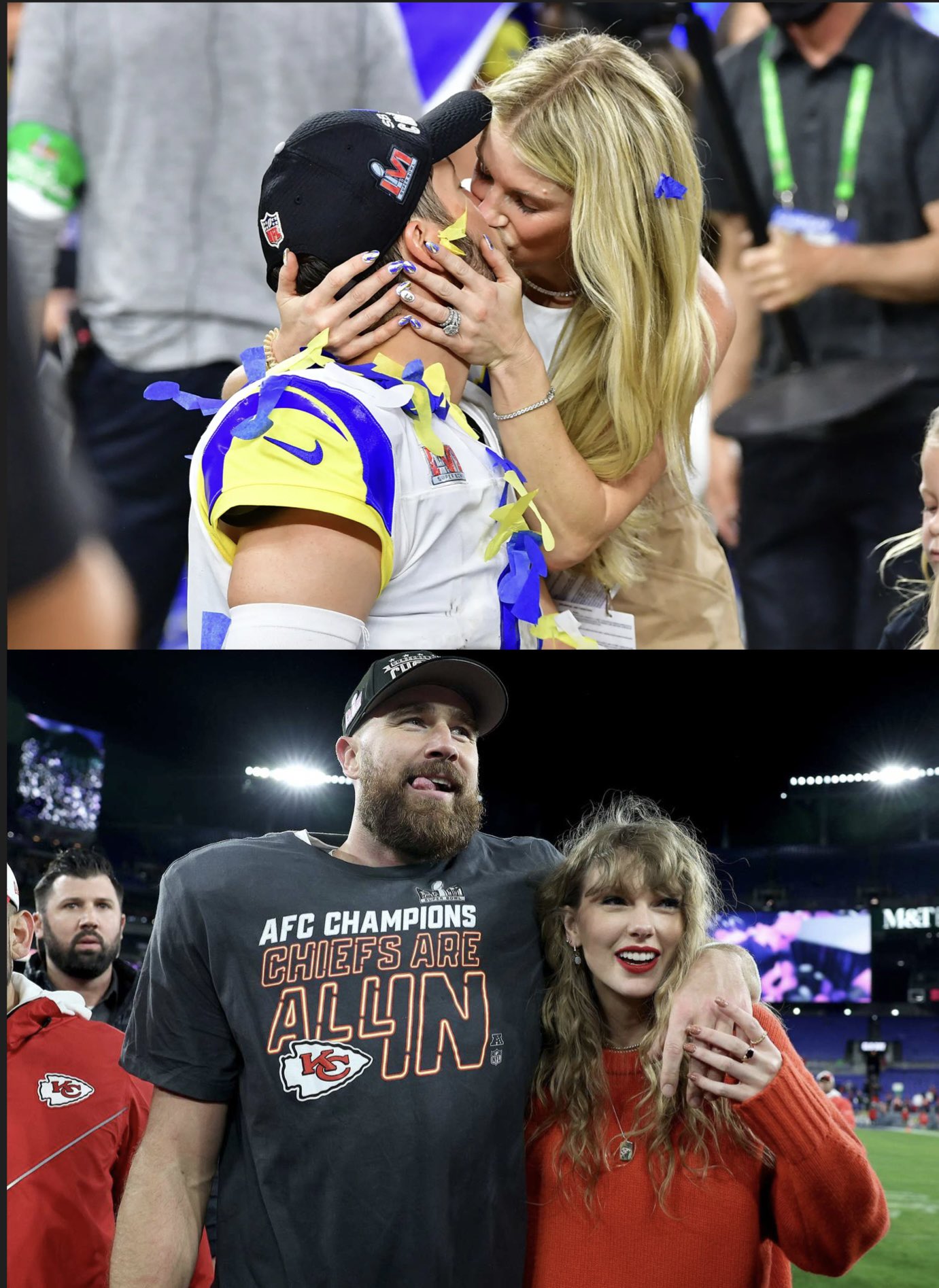 Kelly Stafford, wife to Pro Bowl Los Angeles Rams quarterback Matt Stafford, has never been shy to voice her opinions about Taylor Swift and Travis Kelce romance