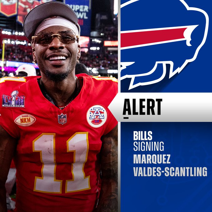 Last season, wide receiver Marquez Valdes-Scantling wasn't able to play as many minutes as he wanted for the Kansas City Chiefs.. Now that a new season is getting ready to start after the summer, this player made the decision to leave Kansas and make a switch to play for a new team.