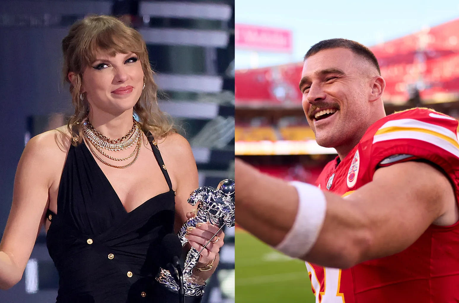 More important things to do, Travis? Chiefs star Kelce is notably ABSENT from OTAs - as he continues to travel the world with girlfriend Taylor Swift: Fans are wondering if Kelce is in L.A. to film a horror TV show, called 'Grotesque'