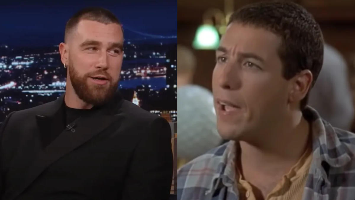 New Hollywood star Travis Kelce has been seen wearing a 'Happy Gilmore' hat in public amid Adam Sandler's production of the movie's sequel, all of which has prompted speculation that the Kansas City Chiefs star will have a role in the film.