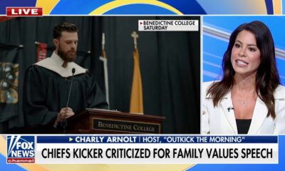 Harrison Butker triggers backlash from left for commencement speech: 'Being treated like a criminal'Harrison Butker triggers backlash from left for commencement speech: 'Being treated like a criminal', Chiefs kicker compared to religious 'extremist' by 'View' co-host after touting Christian values