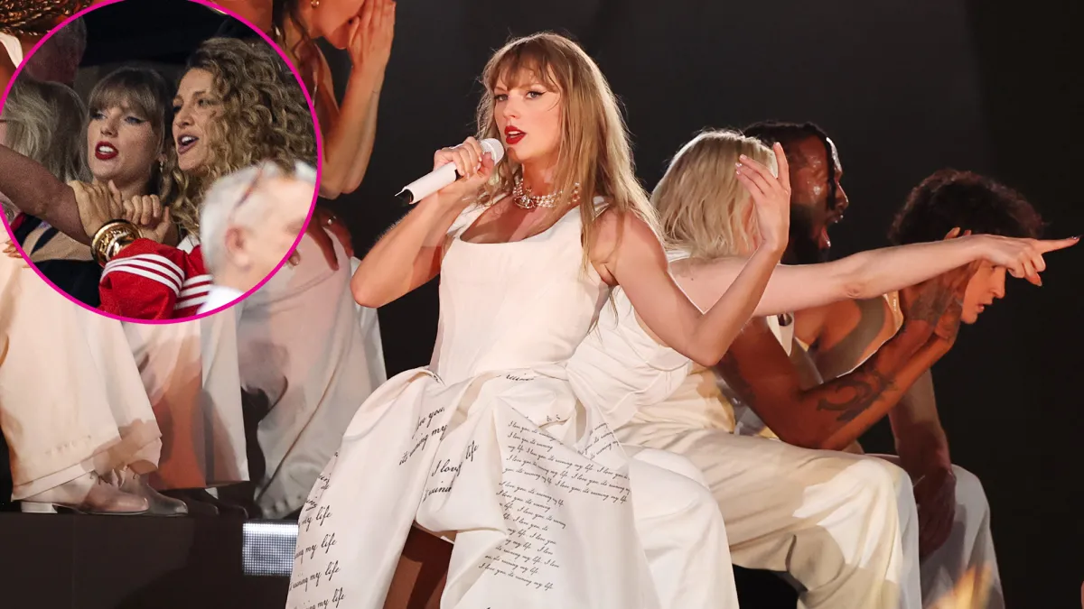 Taylor Swift truly is a mastermind because her “So High School” Eras Tour routine appears to be littered with Travis Kelce references.