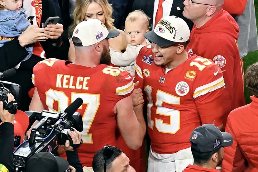 EXCLUSIVE: Patrick Mahomes and Travis Kelce brought back down to Earth: They say the Kansas City Chiefs make the difference, not them...see below for more details