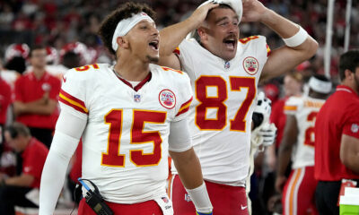 Patrick Mahomes and Travis Kelce attack the Chicago Bears in front of the crowd and Brittany applauds them: The Bears looked back in sadness