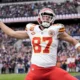 Travis Kelce pays homage to Taylor Swift in video showing his touchdown celebration for 2024 season: At least, that's what fans think the Kansas City Chiefs tight end is doing.