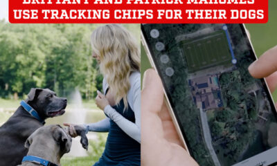 WATCH: Brittany and Patrick Mahomes decide to use tracking chips in their dogs and share the process on video