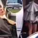 EXCLUSIVE: Taylor Swift steps off private jet hidden by an umbrella at Edinburgh airport before being whisked away under police escort as excitement builds for first UK leg of sell-out Eras tour