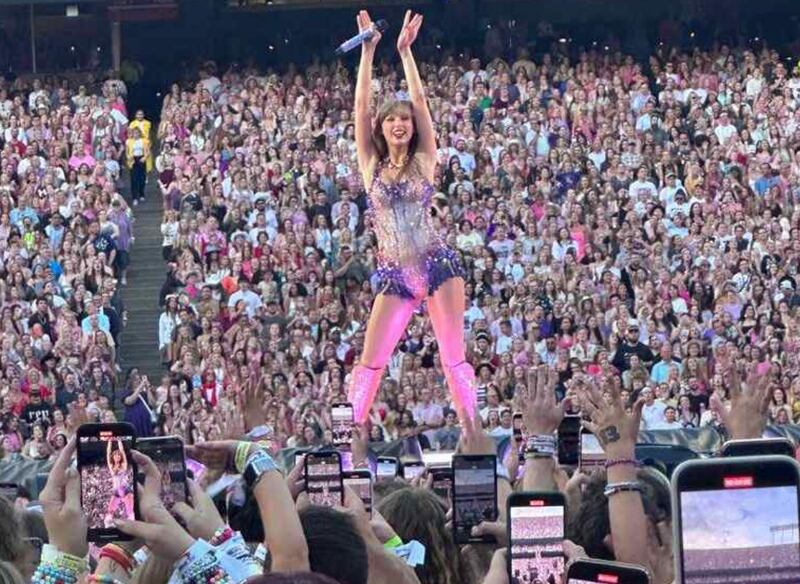 WATCH: The whole crowd roared her snippy line “She’s DEAD!” at the conclusion of a provocatively teasing Look What You Made Me Do, presaging Swift’s artistic rebirth in the more subtle shades and staging of a compressed Folklore / Evermore Era (both albums released in 2020)