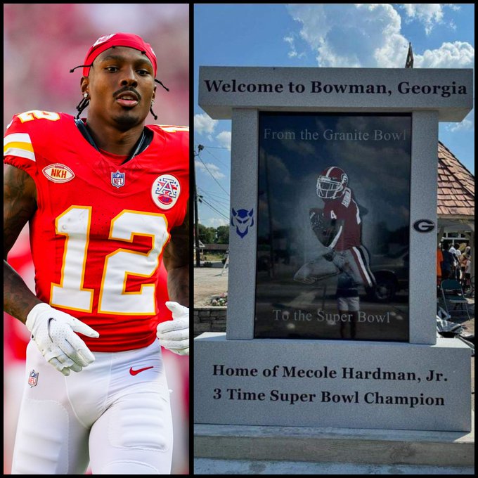 Mecole Hardman names 'Hometown Hero' with special honor from Taylor Swift