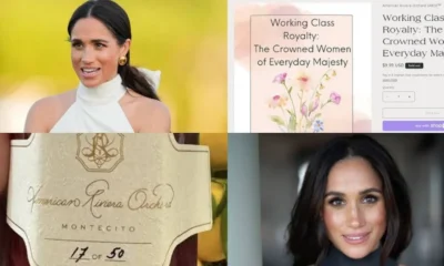 BREAKING: Meghan Markle's American Riviera Orchard lifestyle brand name is stolen by a COPYCAT website and used to sell cheeky adult coloring books about 'working class royalty'