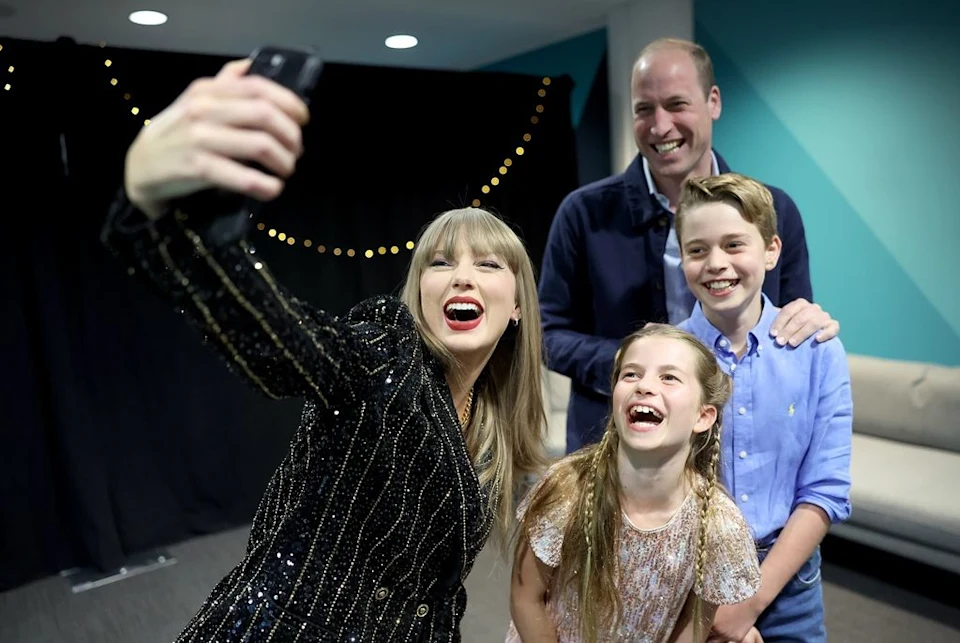 Taylor Swift Shares Backstage Selfies With Prince William & Kids at Eras Tour Show in London: See the Photos