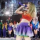 British fans moan that Taylor Swift's Edinburgh gig was 'taken over by Americans' who came to the Eras Tour - even though she played 53 shows in the US