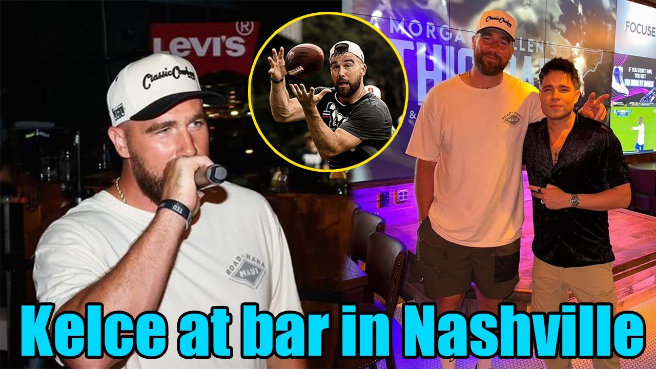 VIDEO: New clip emerges of Travis Kelce partying on stage at rowdy Nashville bar with George Kittle... after heading to Morgan Wallen's controversial bar