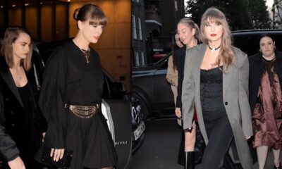 The Stella McCartney collective! Taylor Swift and her A-list pals wear head-to-toe looks from the Brit designer for London dinner