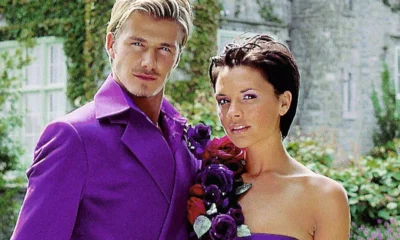 EXCLUSIVE: Victoria & David Beckham Re-Wear Iconic Purple Wedding Looks for 25th Anniversary: Victoria and David Beckham celebrated a milestone anniversary by digging some iconic looks out of their wardrobe.