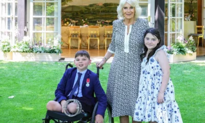 ONE’S TEA FOR TWO: Two young fundraisers given own Palace party hosted by Queen Camilla after being forced to miss other royal events