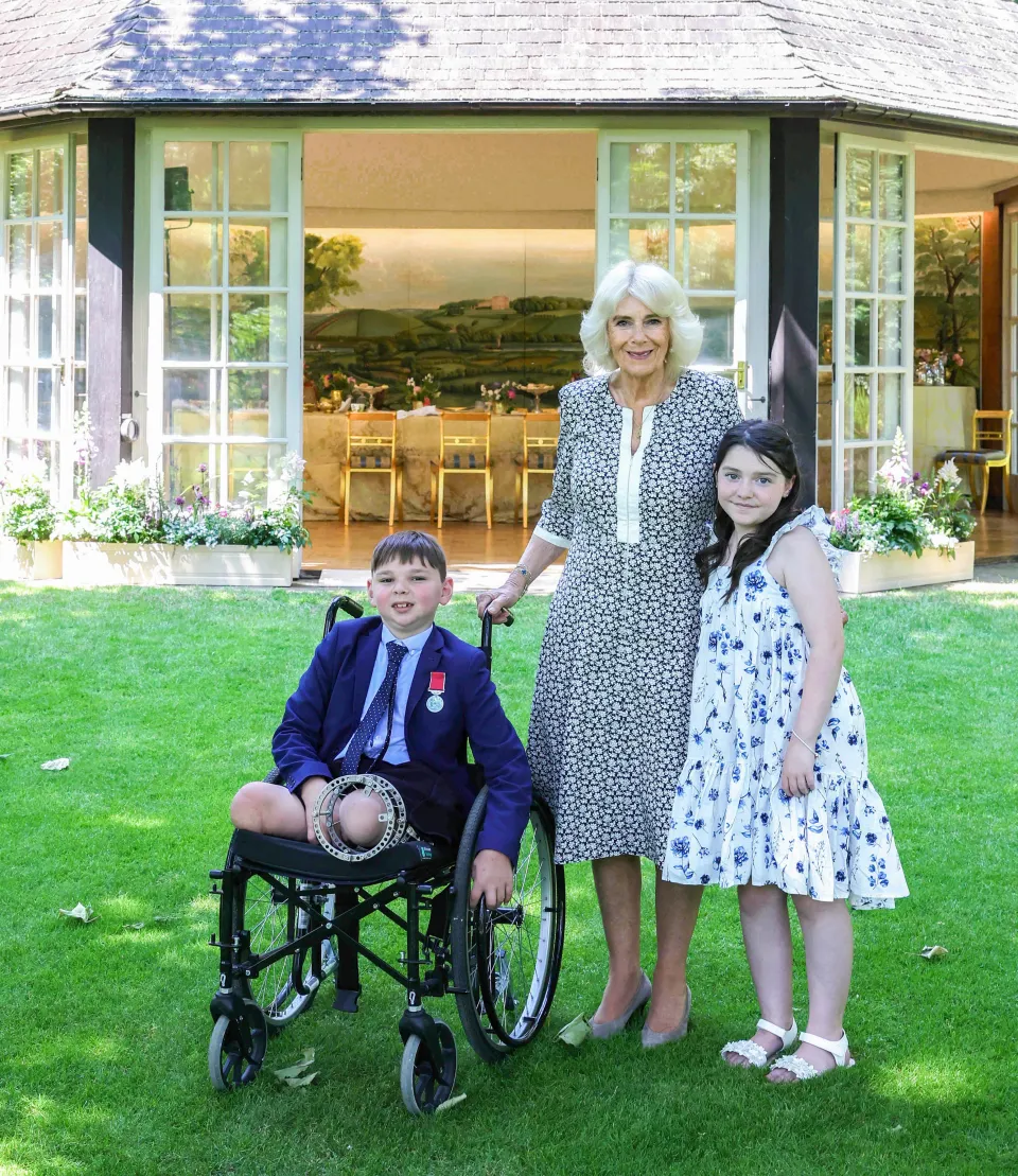 ONE’S TEA FOR TWO: Two young fundraisers given own Palace party hosted by Queen Camilla after being forced to miss other royal events