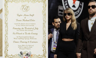 Travis Kelce and Taylor Swift Release Their Highly Anticipated Wedding Invitations, Captivating Fans Worldwide Just Days After Heartbreaking Loss to the Cowboys